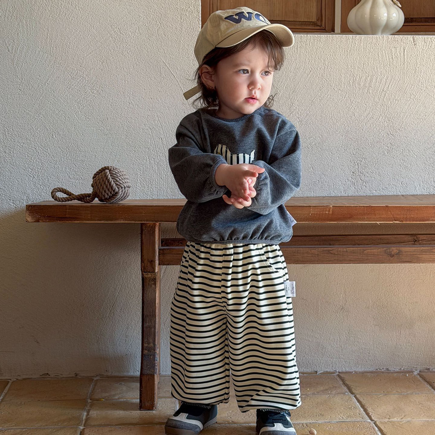 男童套头卫衣长袖春装宝宝韩版休闲T恤卫裤套婴儿外出春款两件套