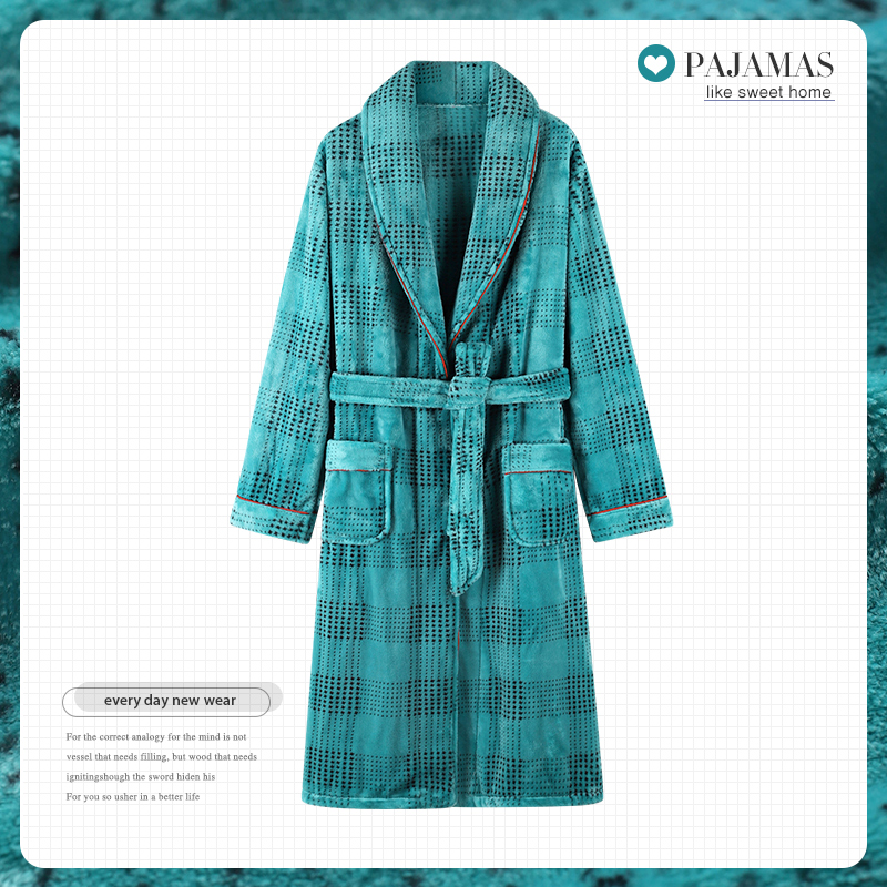 睡衣女款秋冬季珊瑚绒中老年妈妈