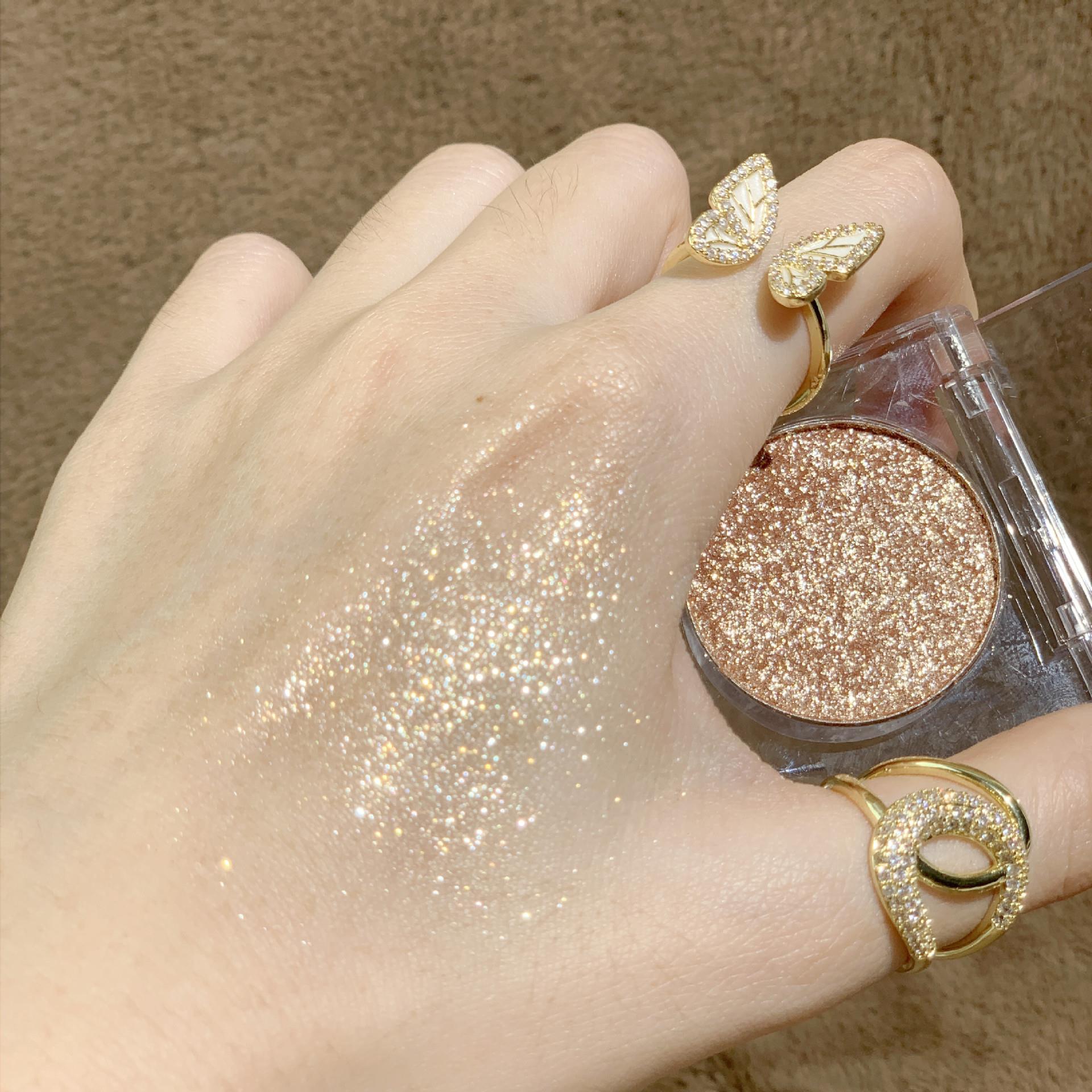 单色眼影亮闪张小斐同款亮晶晶闪粉眼高光眼影盘2022年新款