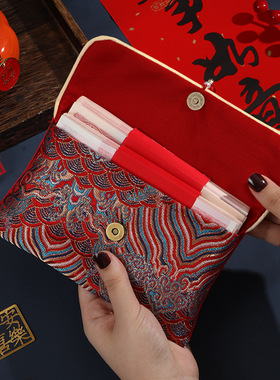 2025新款福字红包新年压岁钱宝宝生日周岁满月大号通用万元红封包