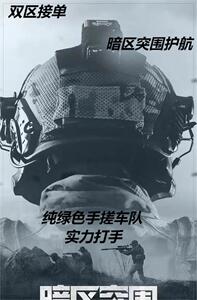 暗区突围护航 双区接单 纯绿色手搓车队实力打手 效率结单 首单