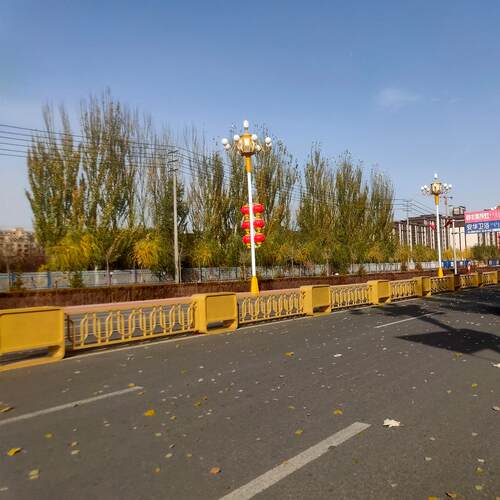 现厂家铁货TY002政户外花箱护栏组合不锈钢艺花槽道路隔市离栏人