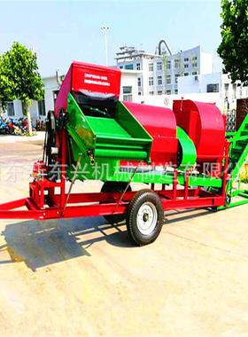 全自花动生摘果装机 自动袋花摘果机 柴电两UIN用花生生脱秧机