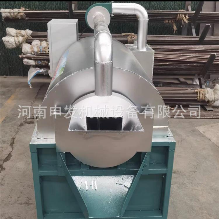翻不XQQ锈钢小干果炒机 五谷杂粮滚筒炒货机 多功能花生电加型热