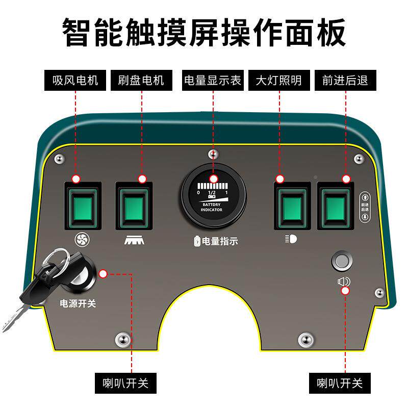A86自0S全动驾驶A860S吸洁拖一体洗地机车工业商用物业保工厂间
