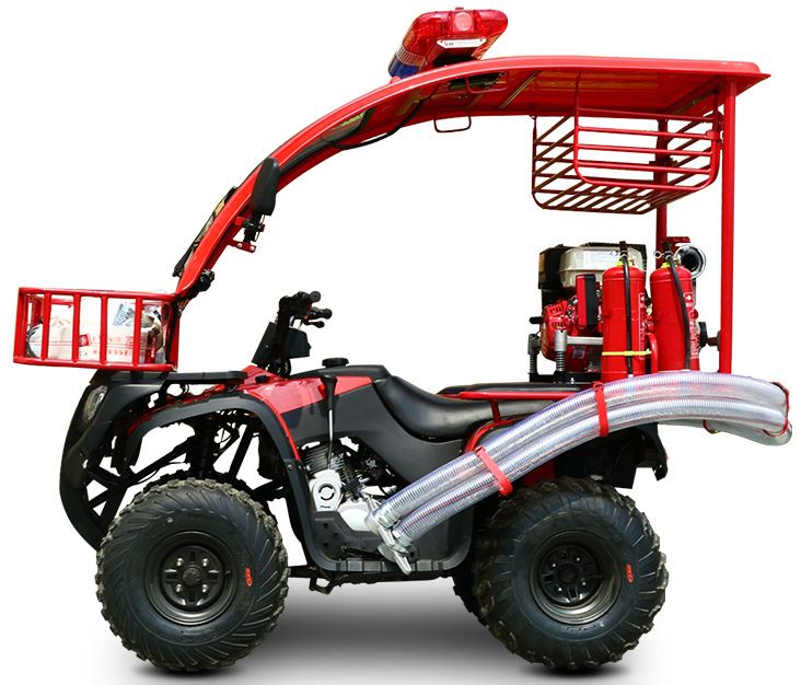 越野消防车 山地山路森林抢险救援用消防摩托车四轮越野消防摩托