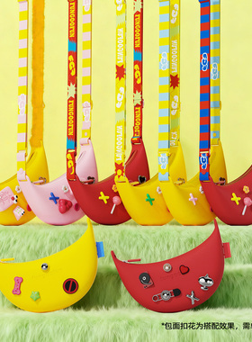 FUNGOOFUN梵高范官方潮流EVA时尚百搭斜挎包可替换肩带DIY包包