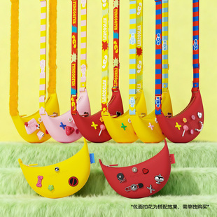 FUNGOOFUN梵高范官方潮流EVA时尚百搭斜挎包可替换肩带DIY包包