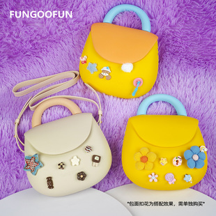fungoofun梵高范葫芦包洋气轻便秋冬新款百搭斜跨单肩包创意DIY包