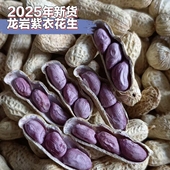 新福建龙岩连城四粒红衣湿烤香脆水煮咸味晒干香脆龙岩紫衣花生