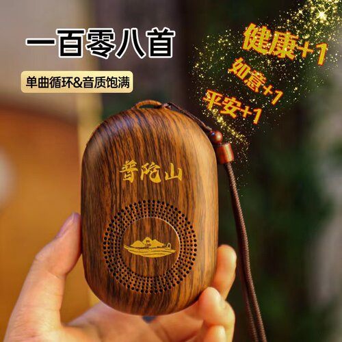新款音乐播放器高清音质便携式蓝牙音响可插卡充电老人唱戏播音机