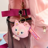 Силиконовый кошелек, милая небольшая сумка, сумка через плечо, брелок, маленькая система хранения, детский милый ранец, креативная подвеска, с медвежатами