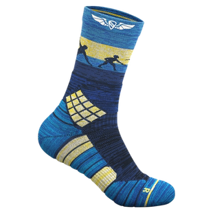 沃肯曼专业运动马拉松跑步袜子男中筒女加厚户外徒步登山越野篮球