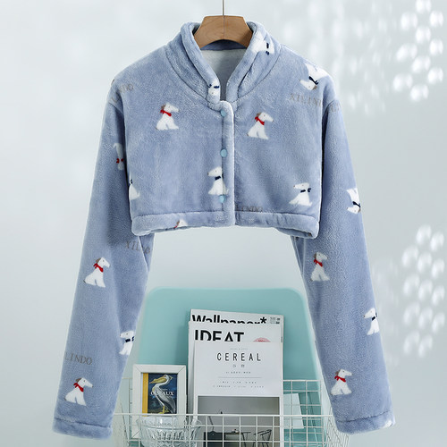 棉肩颈部居家及办公护肩加绒加厚