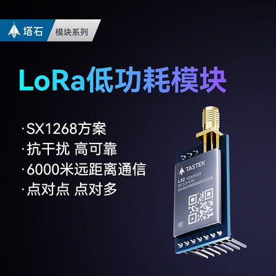 lora4模块33mHZ无线数传sx1268点对点uart串口通信低功耗支持广播