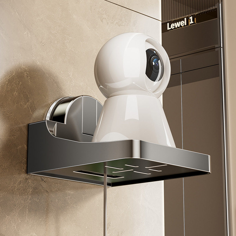 吸盘小米萤石摄像头支架墙上监控置物架墙壁路由器收纳盒壁挂托架