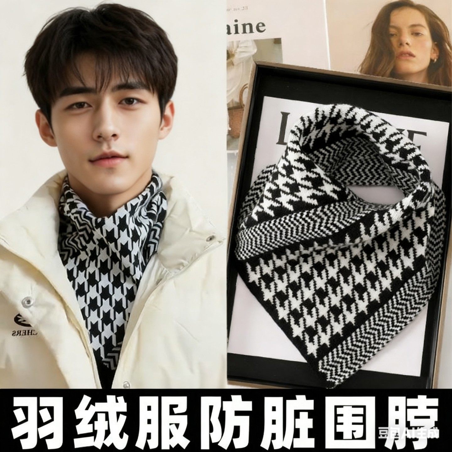 2026新款羽绒服领口防脏衣领防汗神器领子秋冬季女士护颈保暖假领,居家日用,居家日用套装,淘宝优惠券,粉丝福利购,淘宝优惠卷