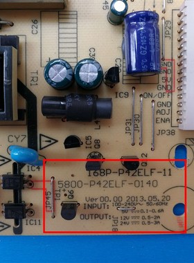 原创维50E550E  42E380S 47E600F电源板5800-P42ELF-0120 168P 11