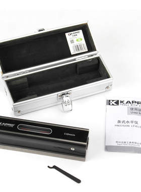 开普路KAPRO高精度条式水平仪0.02mm/m双水泡394平水仪精准水平尺