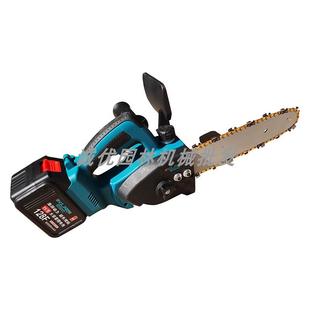 正品克伦仕锂电锯伐木锯锂电池充电式单手家用小型纯铜电机与配件