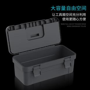 吉米家居工具箱收纳盒家用多功能五金美术手提大号车载工具收纳箱