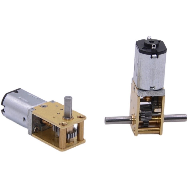 蜗轮蜗杆减速马达JGY-N20微型直流电机智能车3V6V12VY齿轮减速电