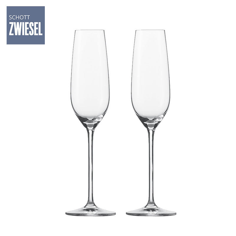 德国进口Schott 肖特圣维莎笛形菱形香槟杯水晶玻璃起泡酒高脚杯