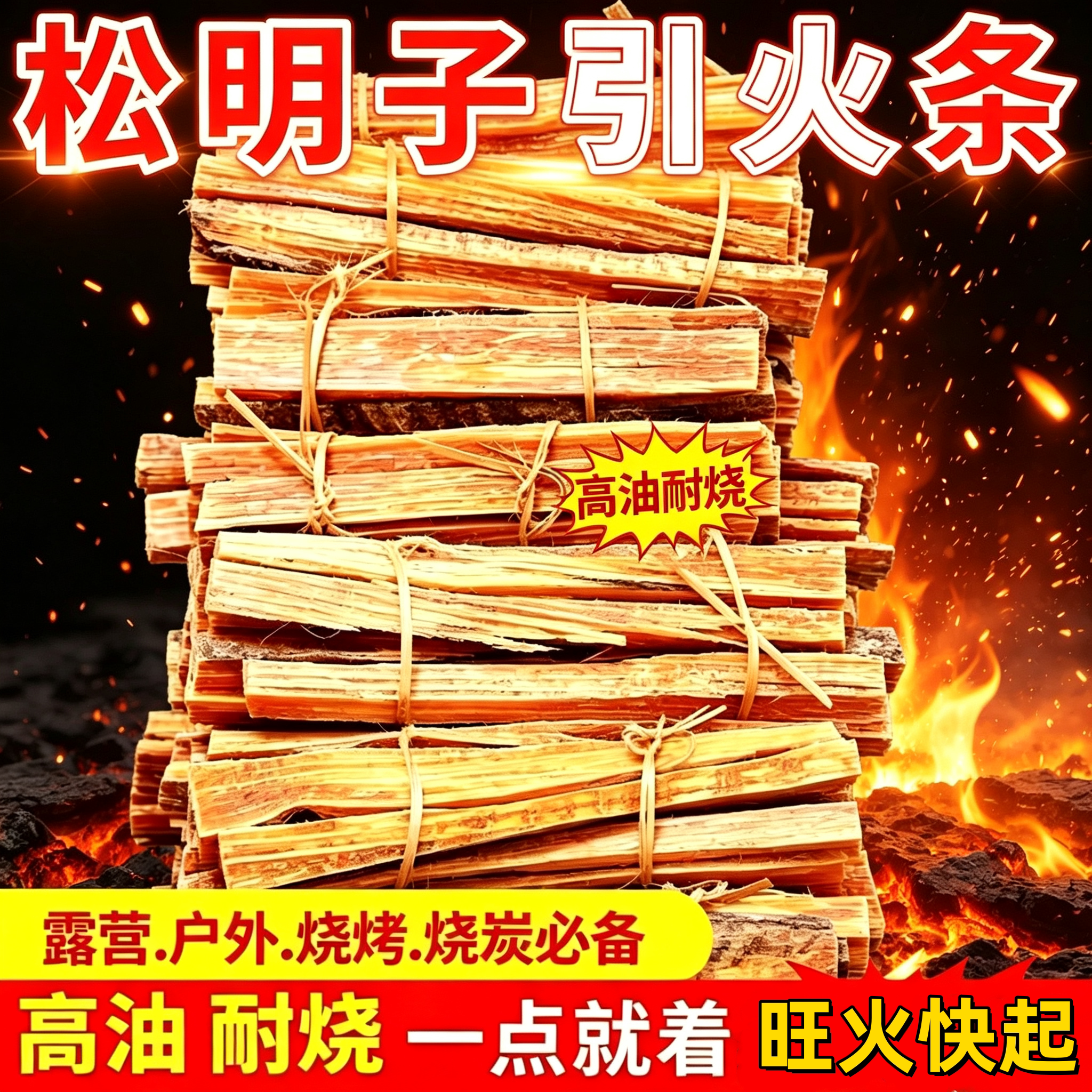 助燃露营壁炉取暖木炭点火神器