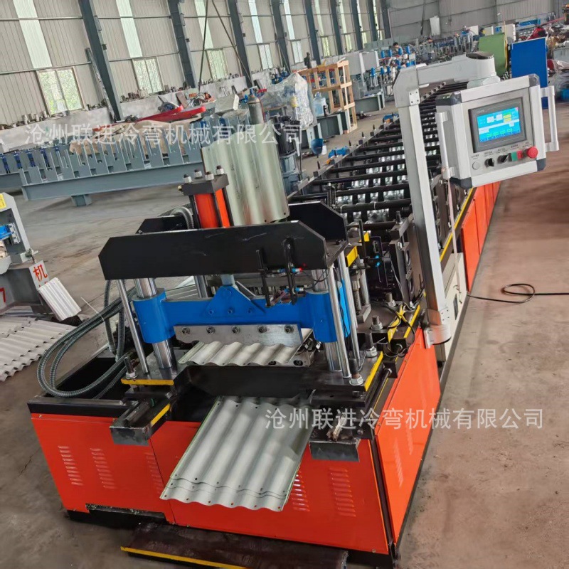 户外花圃围栏设备养花种菜金属种植花箱成型机花池子数控弯弧机械