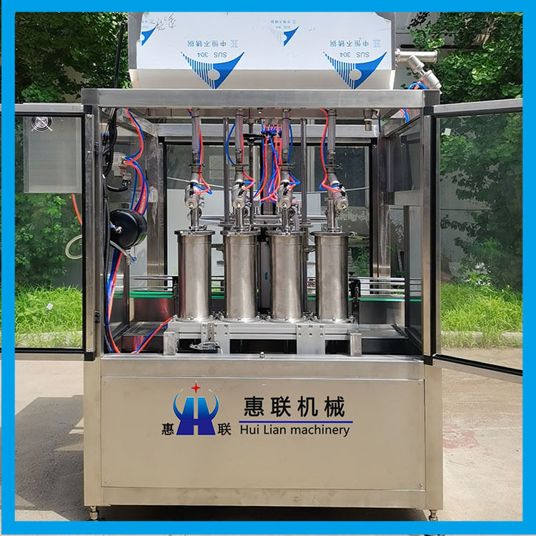 黏稠液体灌装机-日化用品灌装机 直线式灌装机