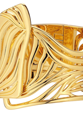 RetroChic复古时尚首饰春叶手镯