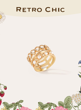 【新年礼物】RC Retro Chic意大利复古时尚首饰 风铃戒指女