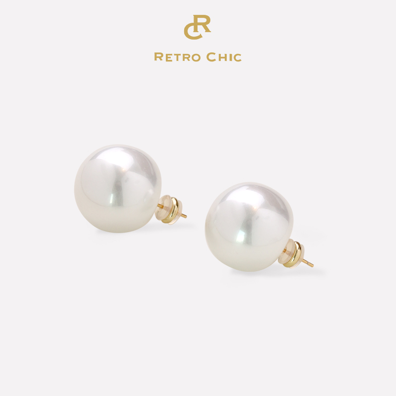 【女神礼物】RC Retro Chic意大利复古时尚首饰 月光耳环精致小众