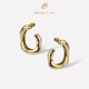 首饰 神树金圈耳环 Retro Chic意大利复古时尚 宋佳同款