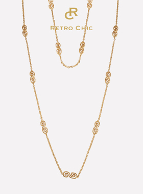【新品上新】RC Retro Chic意大利复古时尚首饰 苏美涡纹项链