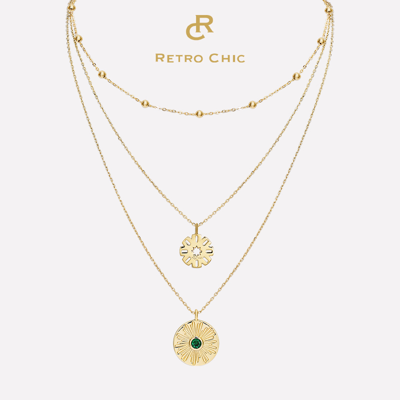 RetroChic叠戴三跨项链
