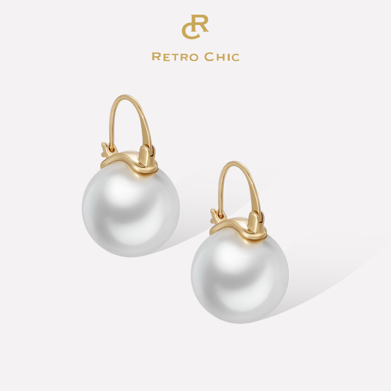 【女神礼物】RC RC Retro Chic意大利复古时尚 三色贝珠耳环