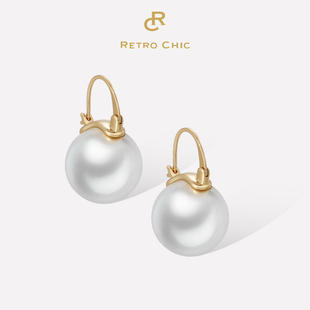 【女神礼物】RC RC Retro Chic意大利复古时尚 三色贝珠耳