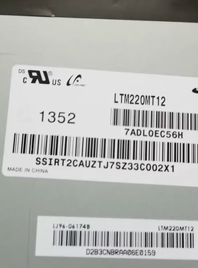 LTM220MT12 M220ZGE-L20 LTM220MT09/05G220SVN01.0 G220SW01 V.0