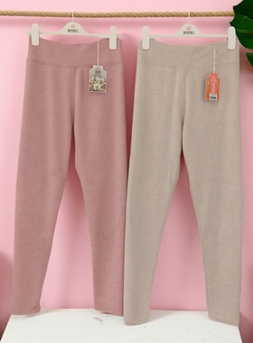 都市丽人女士单条裤LLH4C8蚕丝羊毛保暖加绒护膝冬季内穿打底秋裤