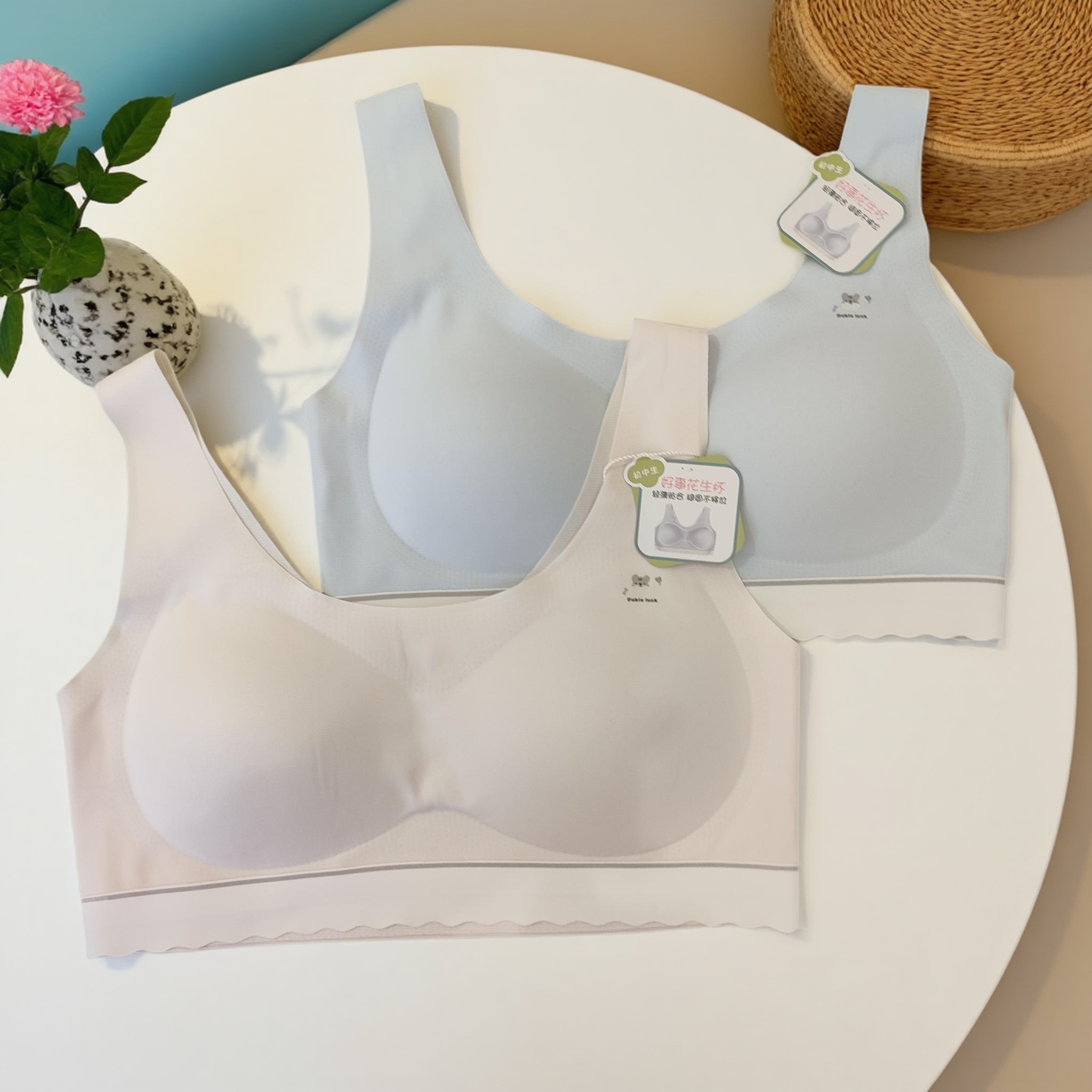 都市丽人新款女童背心款内衣舒适