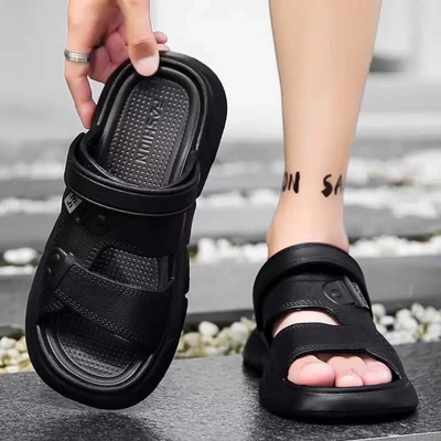 皮凉鞋沙滩鞋男夏季外穿软底