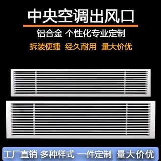 中央空调出风口铝合金格栅回风散流器百叶检修口暖气罩百叶窗定制