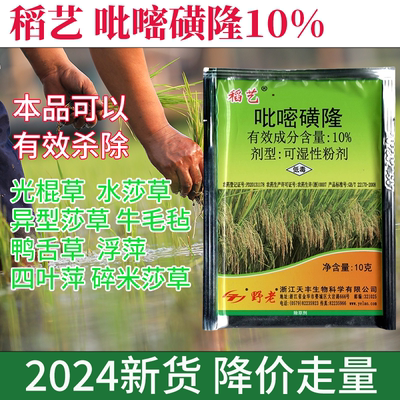 水稻田除草剂-吡嘧磺隆-野老