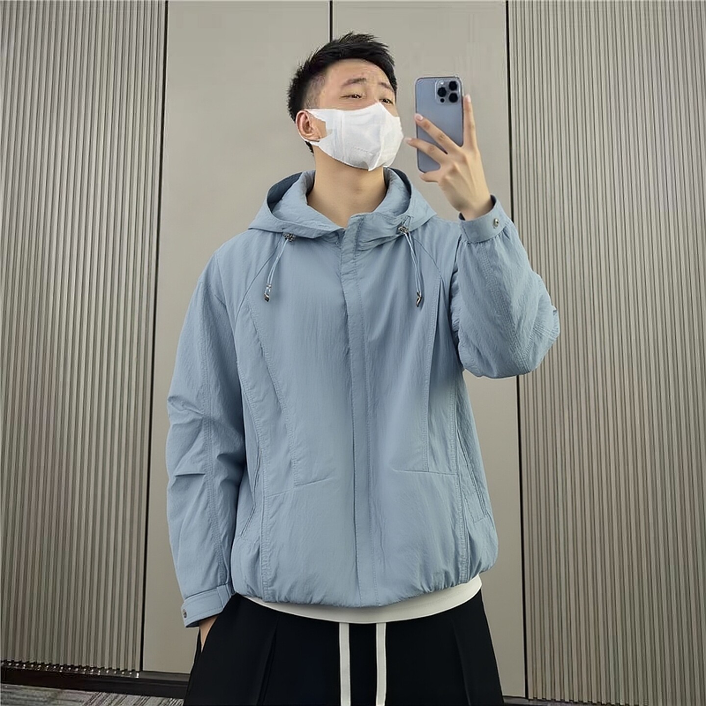2026年春季新款男士轻薄透气夹克