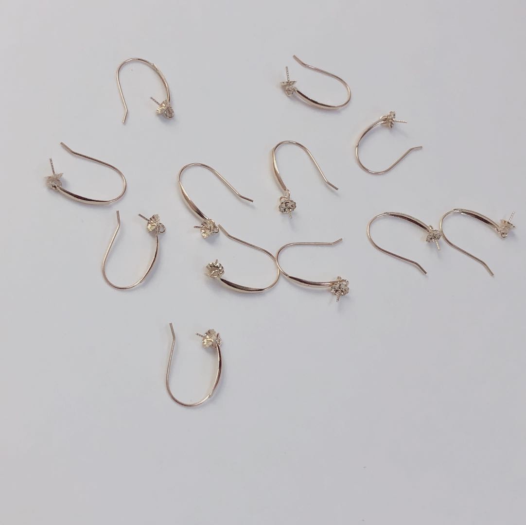 diy配件18k金au750适配6-11mm