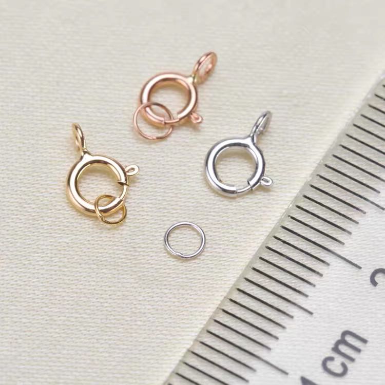 手链项链扣18K金弹簧扣