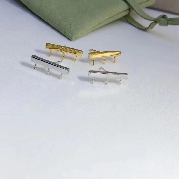 diy配件纯银平衡木耳钉空托珍珠