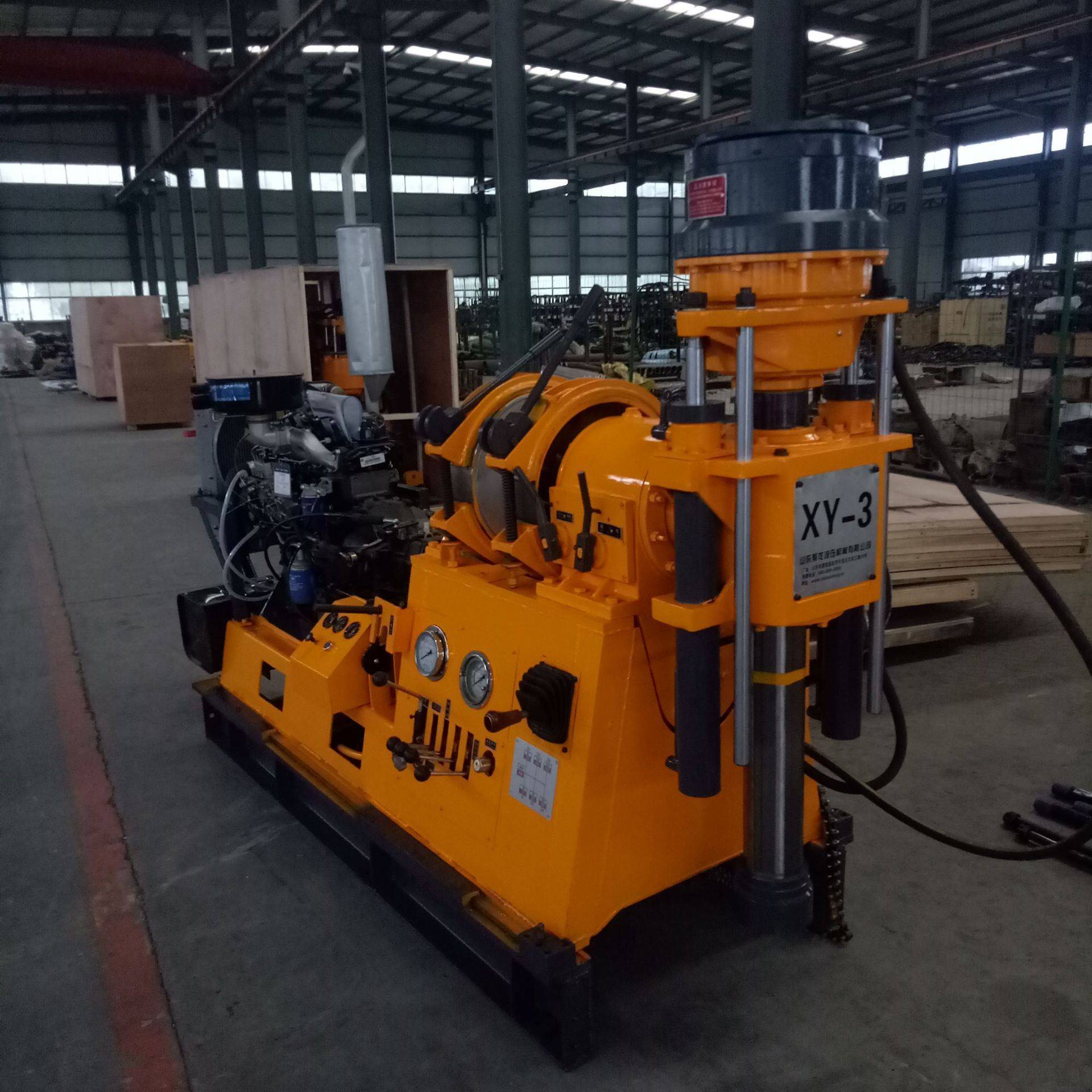 xy-3水井钻机 地质岩心勘探高速岩心钻机 探矿深孔水井钻机