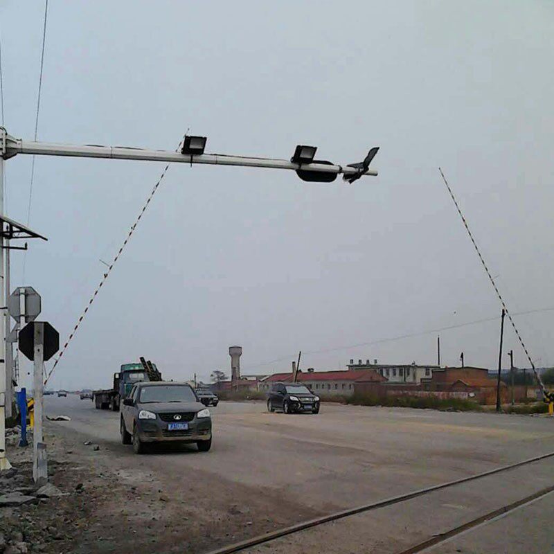 中拓 铁路道口栏木机 栅栏式电动栏木机 火车道口杆